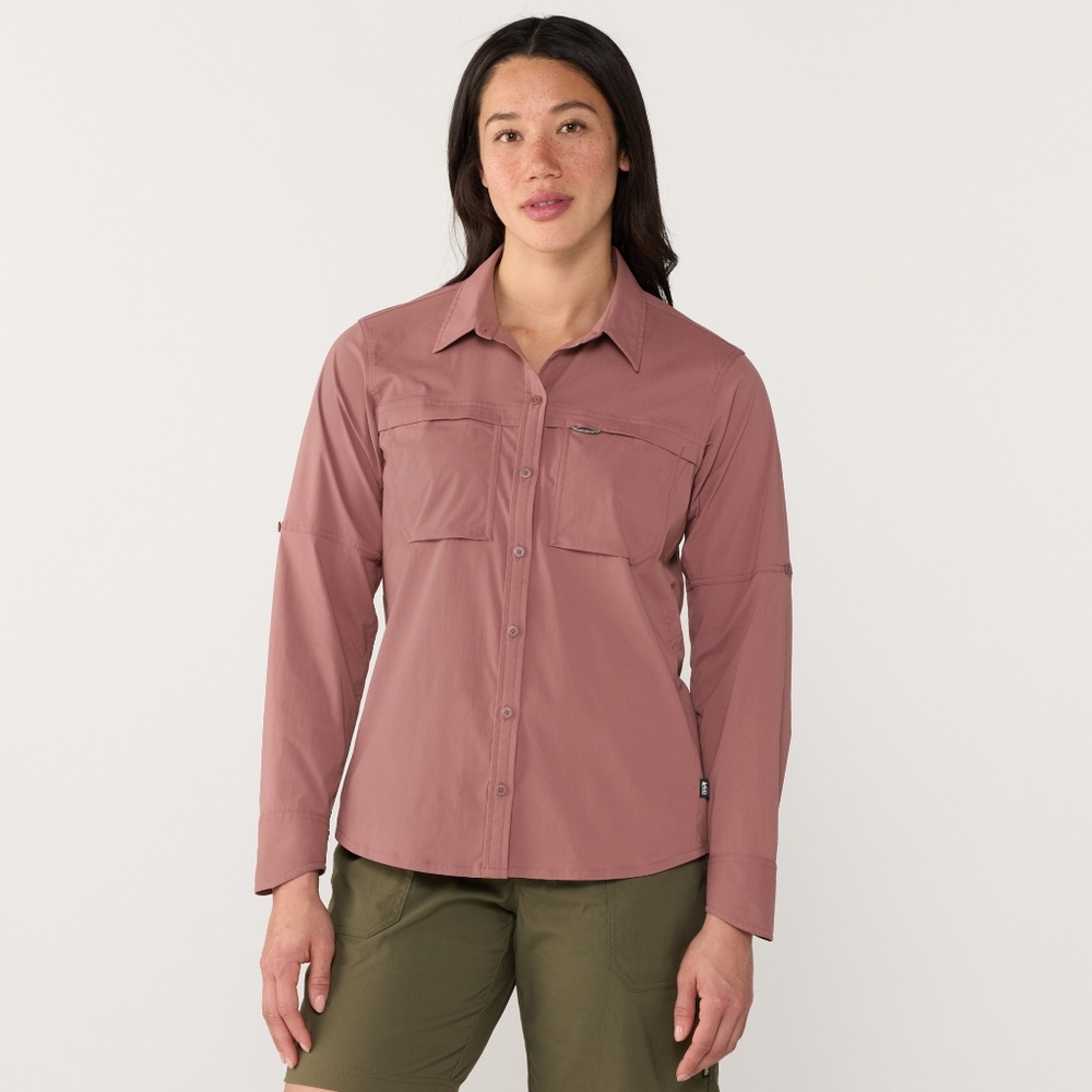 REI OLD STYLE Sahara Long-Sleeve Solid Shirt M